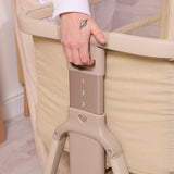 Tutti Bambini Cozee Zen Bedside Crib - Sand