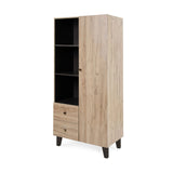 Tutti Bambini Como Wardrobe - Distressed Oak & Slate Grey