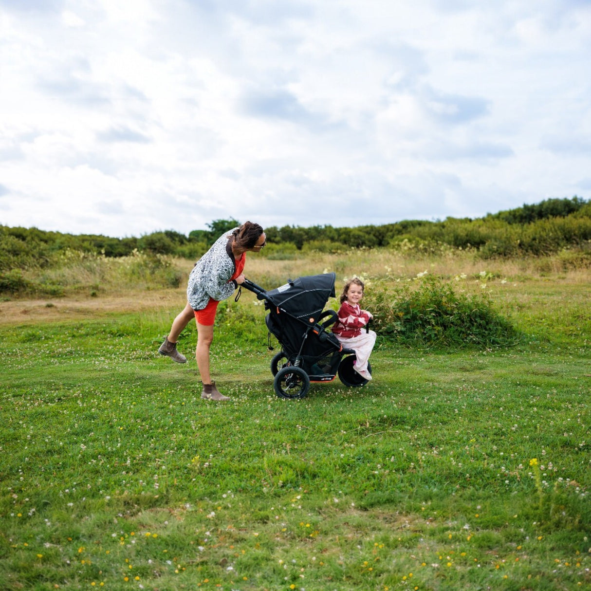 Out n About Nipper V6 Plus Single Pushchair - Highland Blue