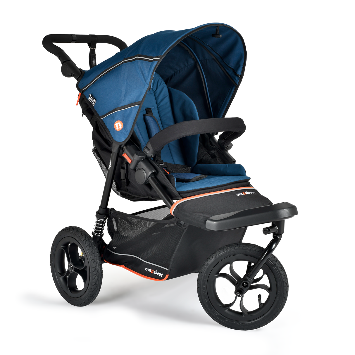 Out n About Nipper V6 Single Pushchair - Highland Blue