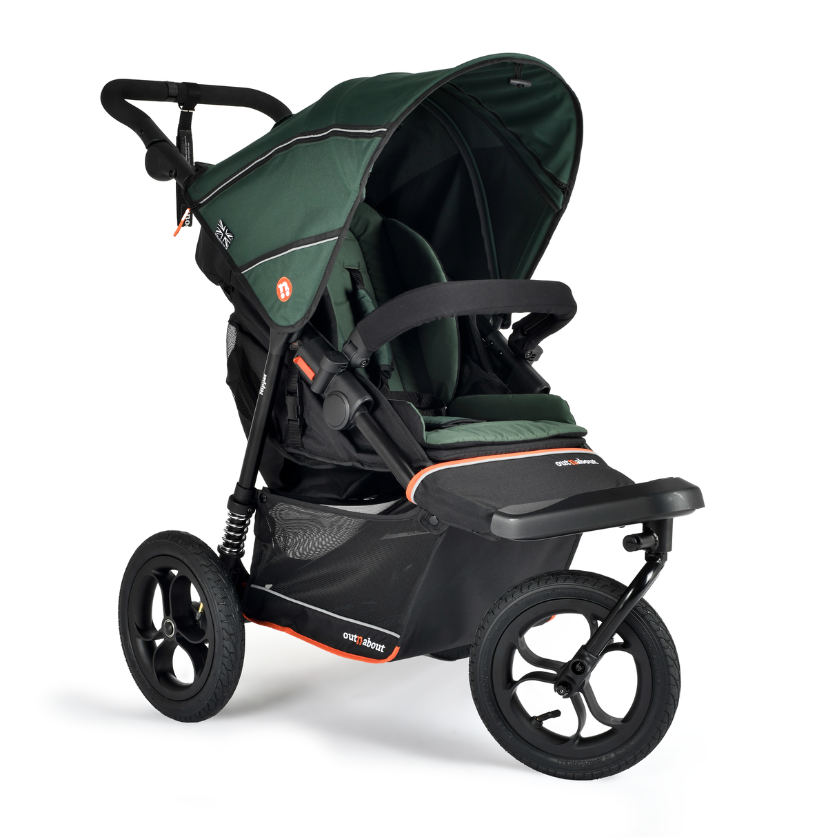 Out n About Nipper V6 Single Pushchair - Sycamore Green