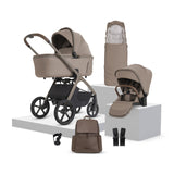 Silver Cross Cove 2 BeSafe Go Beyond 2 Car Seat and Base Travel System - Champagne - Champagne pushchair image 1