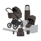 Silver Cross Cove 2 Pushchair Bundle with Accessories - Chocolate