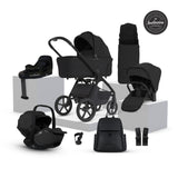 Silver Cross Cove 2 Ultimate Bundle with Glide Plus 360 Infant Car Seat and ISOFIX Base Plus - Onyx