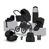 Silver Cross Cove 2 Ultimate Bundle with Glide Plus 360 Infant Car Seat and ISOFIX Base Plus - Onyx
