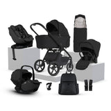 Silver Cross Cove 2 Ultimate Family Bundle with Glide Car Seat, Approach Car Seat and Base Plus - Onyx