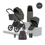 Silver Cross Cove 2 Pushchair Bundle with Accessories - Pewter