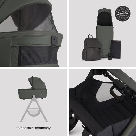 Silver Cross Cove 2 BeSafe Go Beyond 2 Car Seat and Base Travel System - Pewter - Pewter pushchair image 7