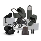 Silver Cross Cove 2 Ultimate Bundle with Glide Plus 360 Infant Car Seat and ISOFIX Base Plus - Pewter