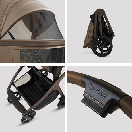 Silver Cross Cove Travel System with Maxi-Cosi Pebble 360 Pro2 & FamilyFix 360 Pro Base – Maple