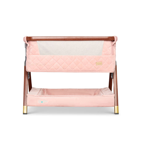 Tutti Bambini CoZee Luxe Mini Me Play Crib - Walnut & Blush