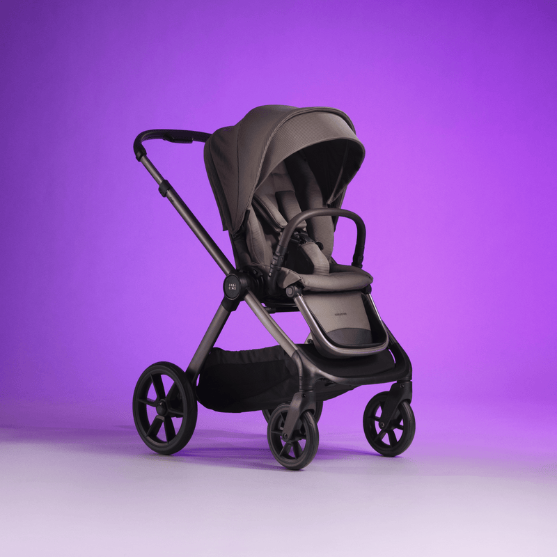 BabaBing 18 Piece Raffi Travel, Home & Feeding Bundle with Spin Car Seat & ISOFIX Base - Mink