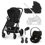 Cybex Balios S Lux Travel System with Cloud G Car Seat - Moon Black