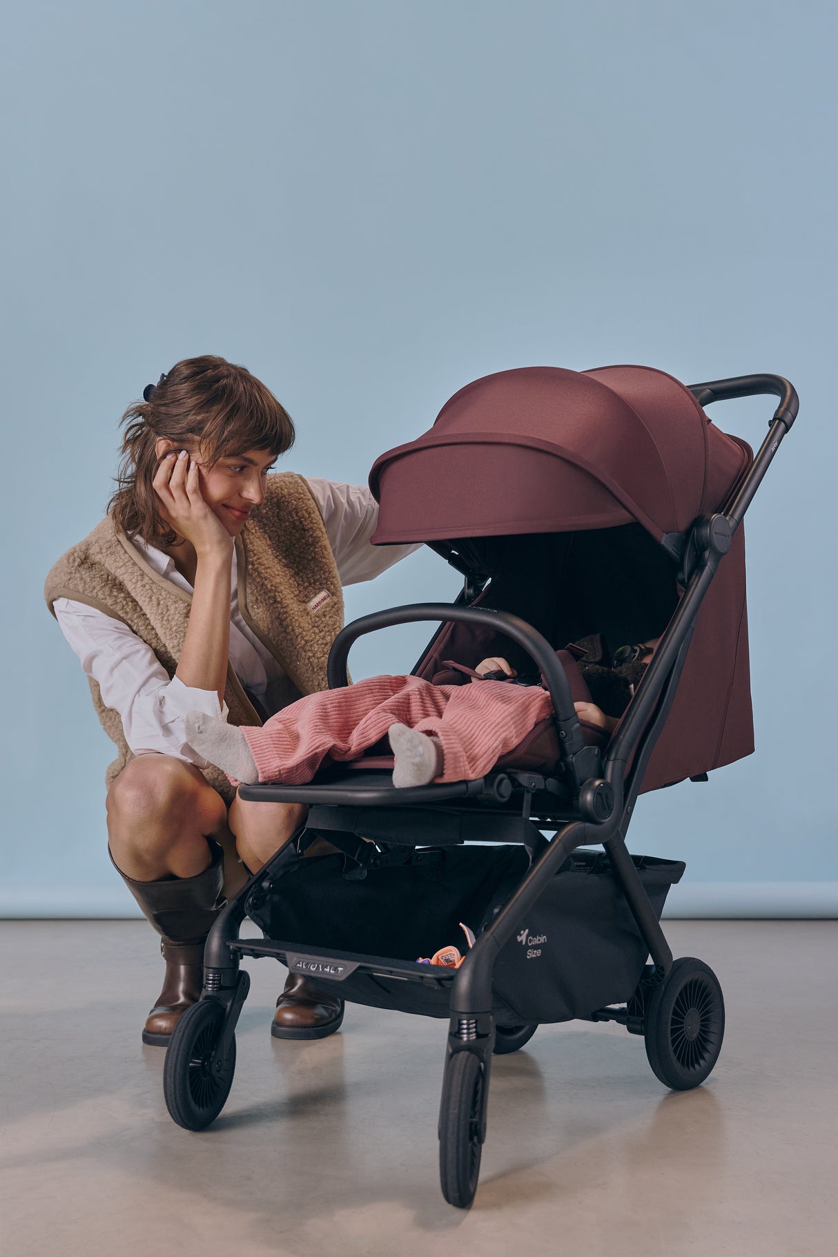 Avionaut Airby Cabin Approved Stroller - Burgundy