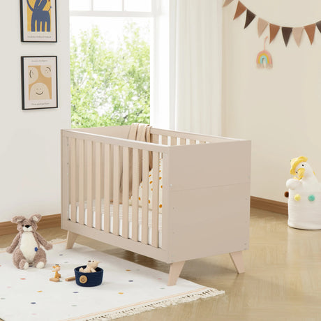 Babymore Dante Mini Cot Bed - Cashmere