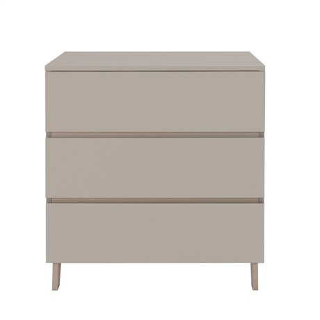 Babymore Dante 3 Piece Nursery Room Set with Cot bed, Chest Changer and Wardrobe - Cashmere