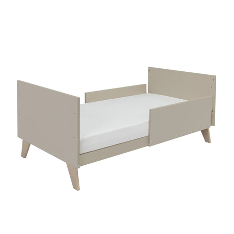 Babymore Dante 3 Piece Nursery Room Set with Cot bed, Chest Changer and Wardrobe - Cashmere