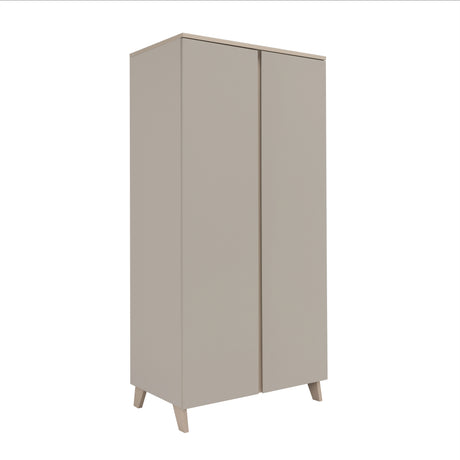 Babymore Dante 3 Piece Nursery Room Set with Cot bed, Chest Changer and Wardrobe - Cashmere