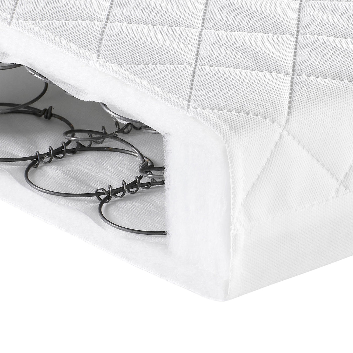 Babymore Deluxe Sprung Cot Bed Mattress - 70x140cm