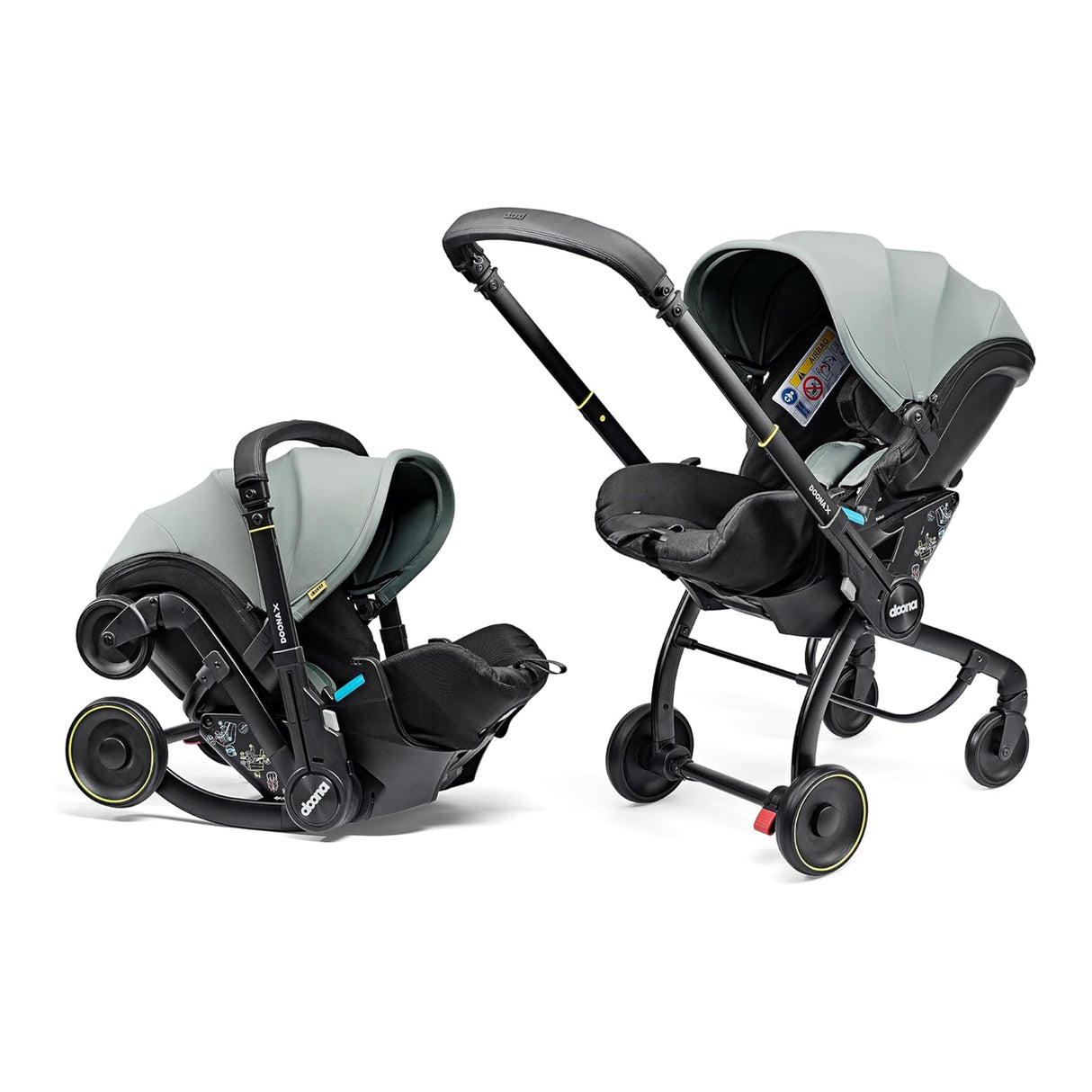 Doona X Reclining Infant Car Seat Stroller - Dusty Sage