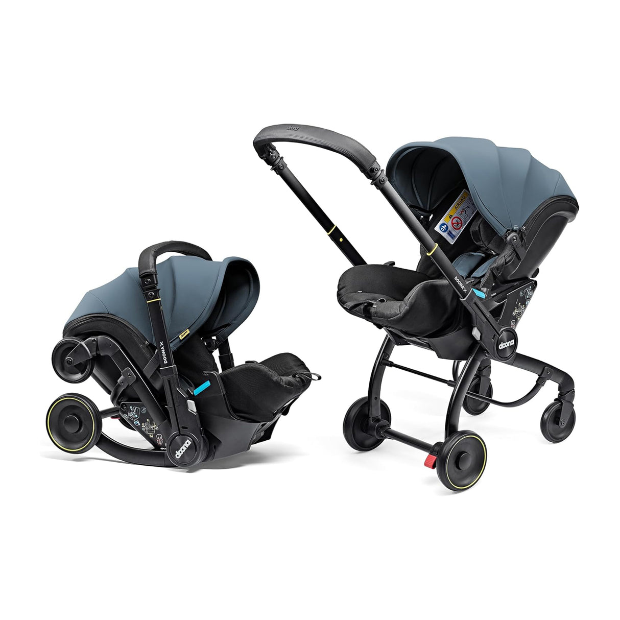 Doona X Reclining Infant Car Seat Stroller - Ocean Blue