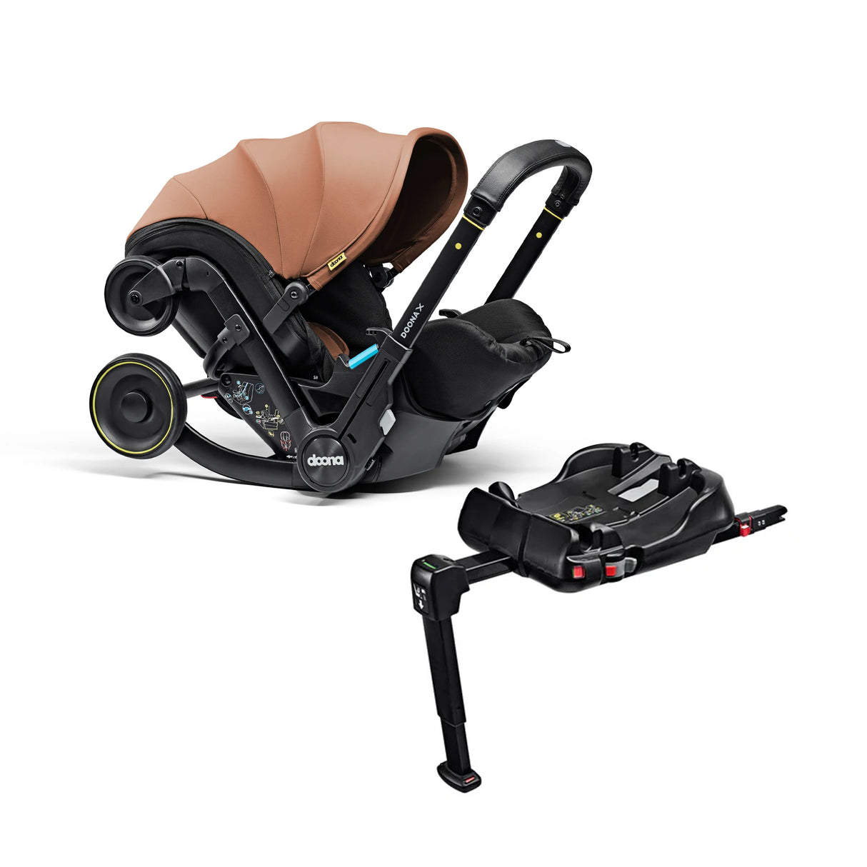 Doona X Reclining Infant Car Seat Stroller - Terracotta