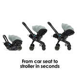 Doona X Reclining Infant Car Seat Stroller - Dusty Sage