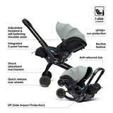 Doona X Reclining Infant Car Seat Stroller - Dusty Sage