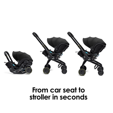 Doona X Reclining Infant Car Seat Stroller - Nitro Black