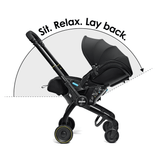Doona X Reclining Infant Car Seat Stroller - Nitro Black