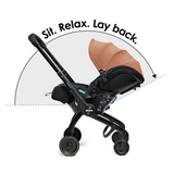 Doona X Reclining Infant Car Seat Stroller - Terracotta