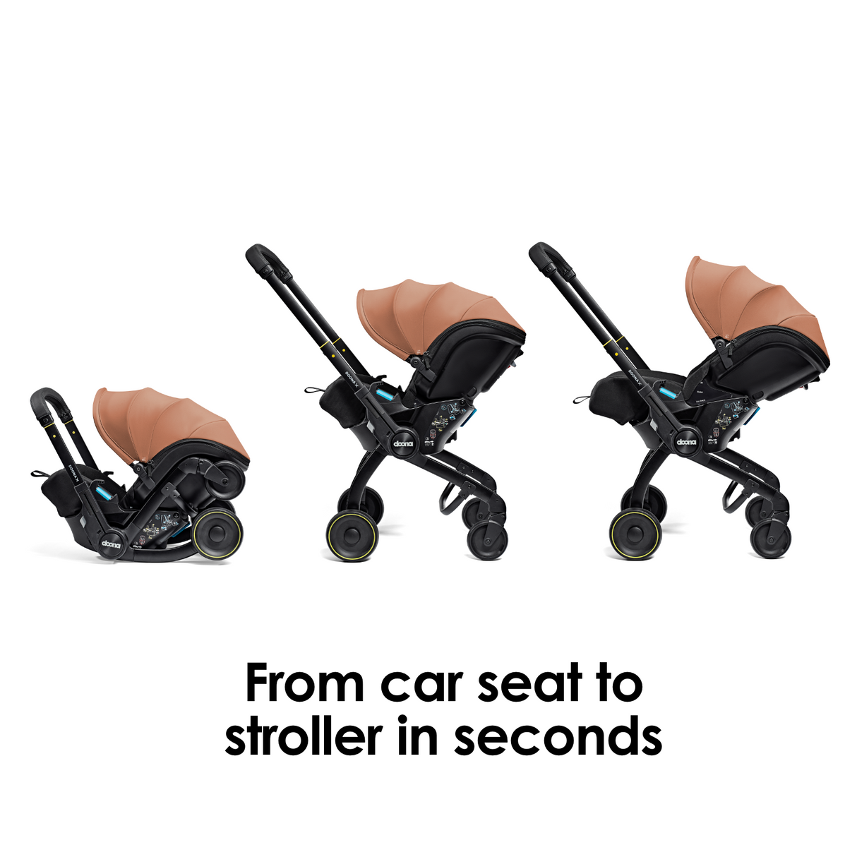 Doona X Reclining Infant Car Seat Stroller - Terracotta