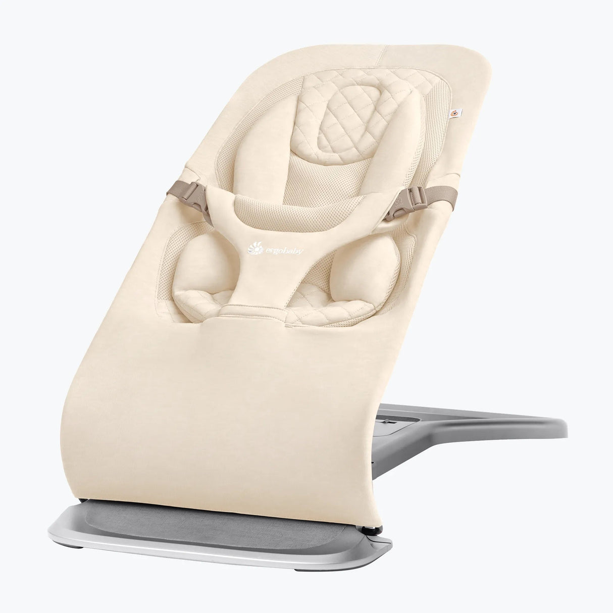 ergobaby Evolve Knit Baby Bouncer - Cream