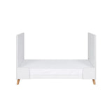 Tutti Bambini Fika Mini 2 Piece Nursery Furniture Set with Cot Bed & Dresser - White & Light Oak