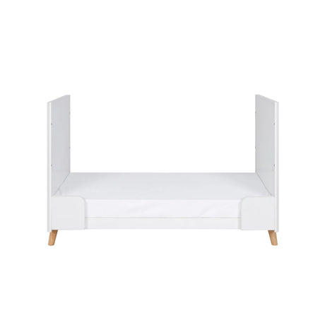 Tutti Bambini Fika Mini 2 Piece Nursery Furniture Set with Cot Bed & Dresser - White & Light Oak