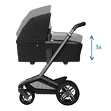 Maxi Cosi Fame Complete Travel System Bundle With Accessories, Pebble 360 Car Seat and ISOFIX Base - Twillic Black