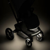 Maxi Cosi Fame Complete Travel System Bundle With Accessories, Pebble 360 Car Seat and ISOFIX Base - Twillic Black