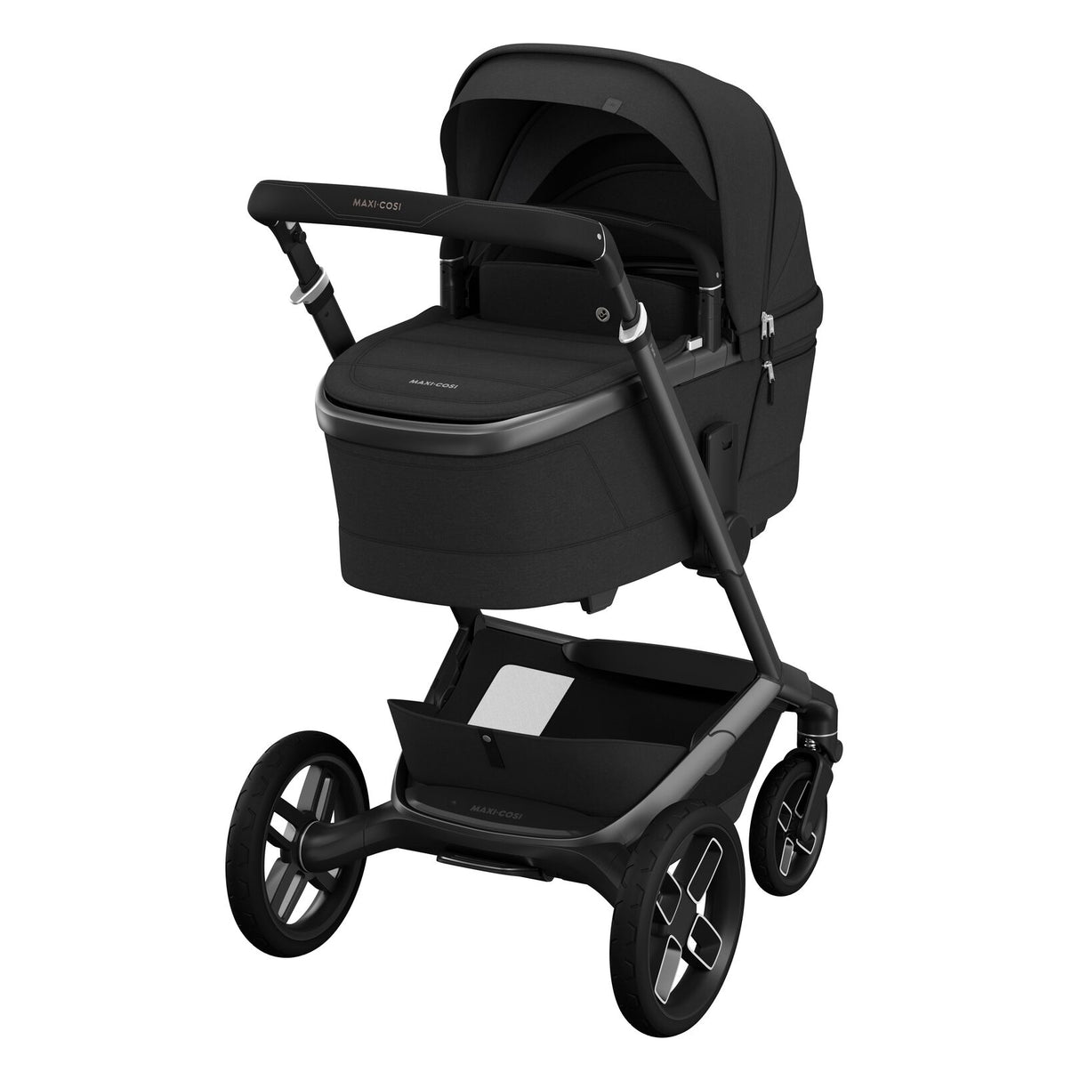 Maxi Cosi Fame 7 Piece Essential Pushchair Bundle - Twillic Black