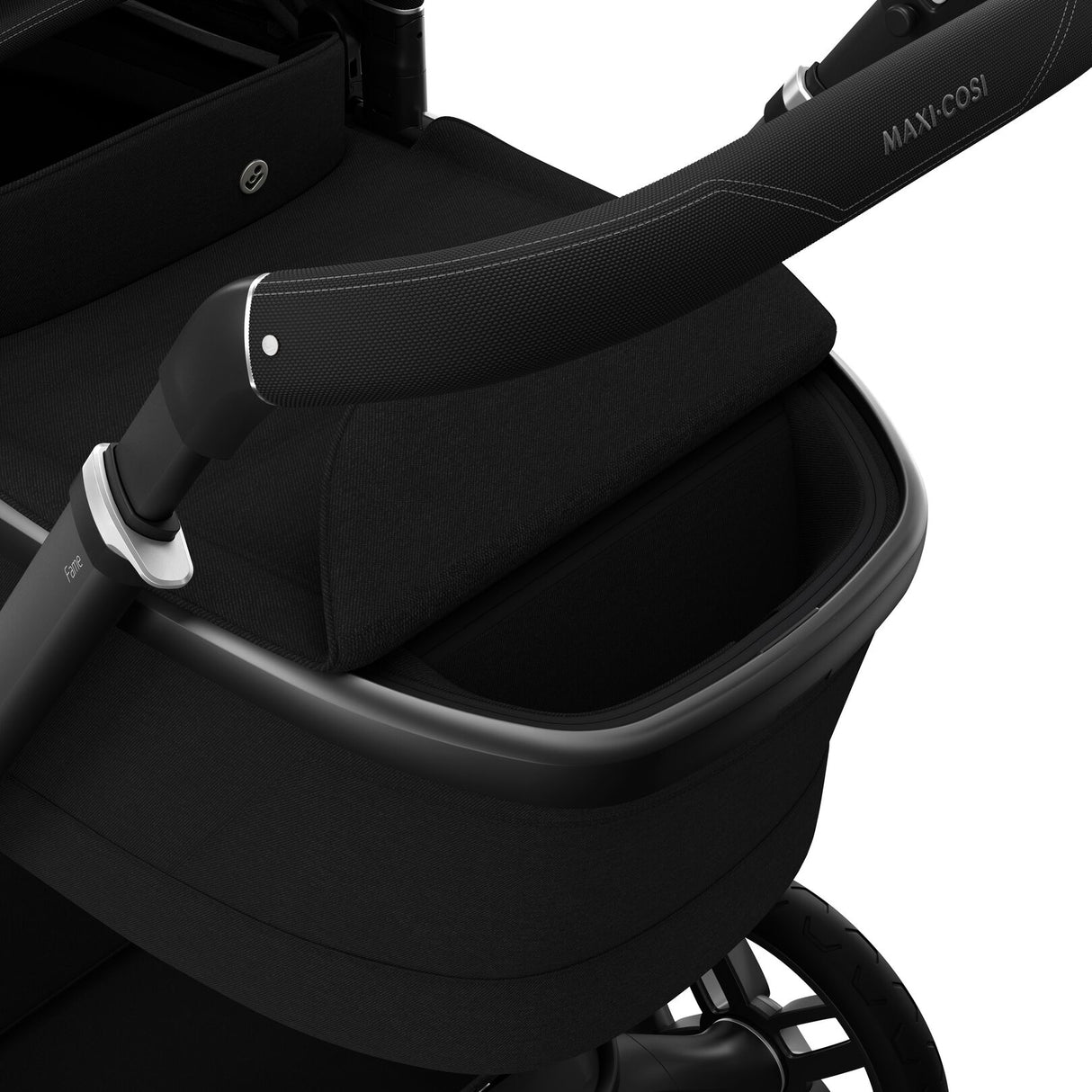 Maxi Cosi Fame 7 Piece Essential Pushchair Bundle - Twillic Black