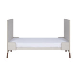Tutti Bambini Fuori 2 Piece Nursery Furniture Set with Cot Bed & Dresser - White Sand / Warm Walnut