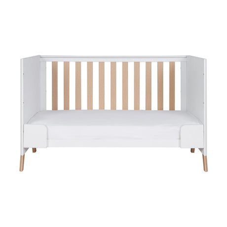 Tutti Bambini Fuori Cot Bed - White / Light Oak