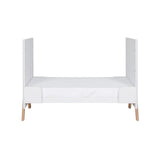 Tutti Bambini Fuori Mini 3 Piece Nursery Furniture Set with Cot Bed, Dresser & Wardrobe - White / Light Oak
