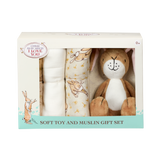Rainbow Designs Guess How Much I Love You Soft Toy & Muslin Set