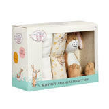 Rainbow Designs Guess How Much I Love You Soft Toy & Muslin Set