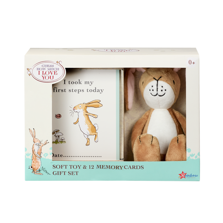 Rainbow Designs Guess How Much I Love You Soft Toy With Milestone Cards