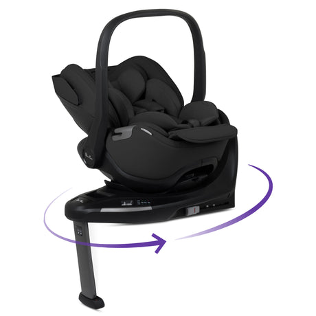Silver Cross Glide Plus 360 Infant Car Seat - Iconic Black