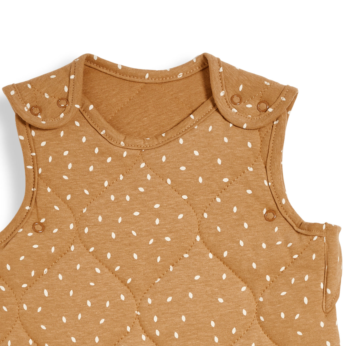Little Green Sheep Organic Baby Sleeping Bag | 2.5 Tog | 6-18 Months - Honey Rice