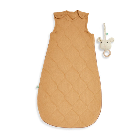 Little Green Sheep Organic Baby Sleeping Bag | 2.5 Tog | 6-18 Months - Honey
