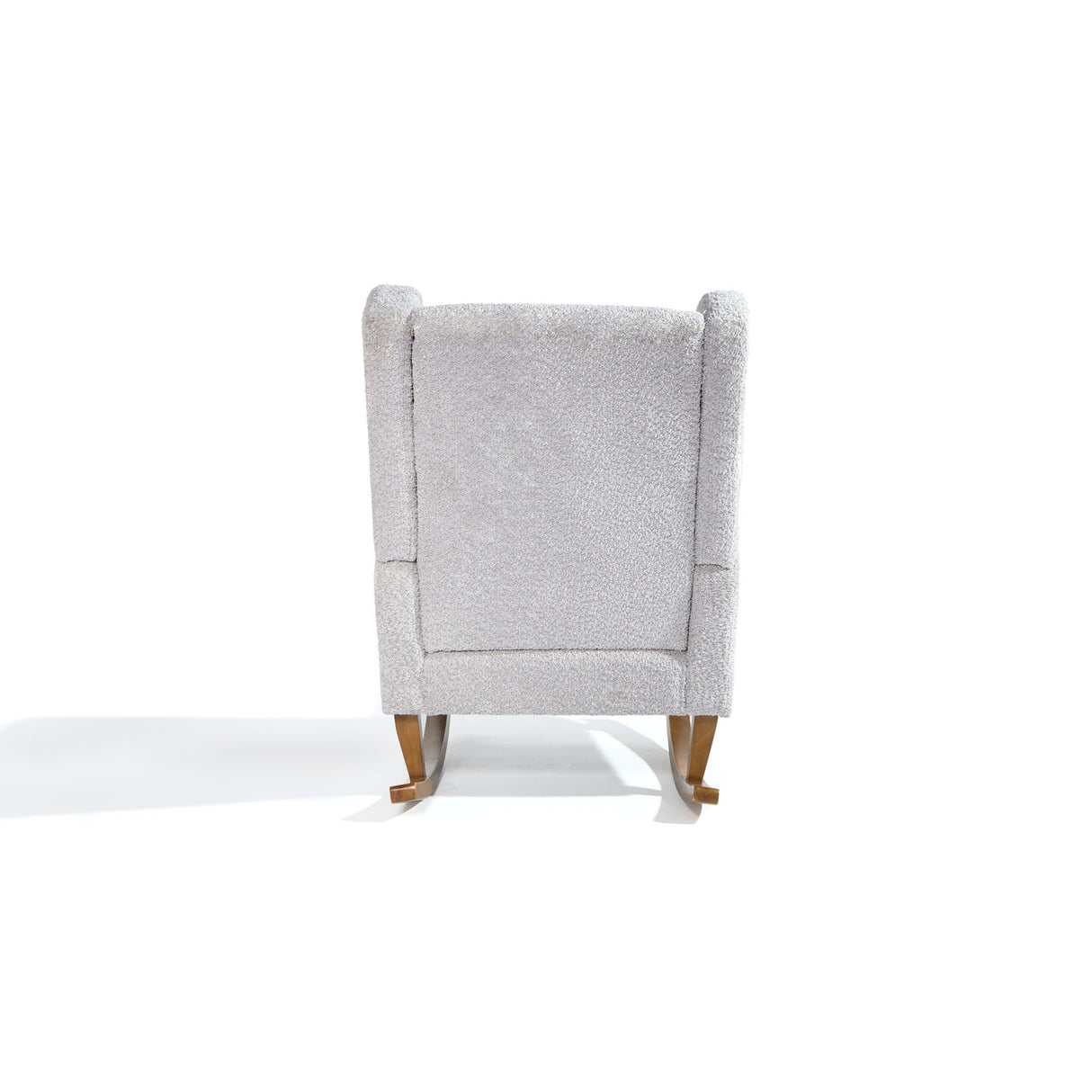Tutti Bambini Harper Wingback Rocking Chair & Footstool - Teddy Cloud