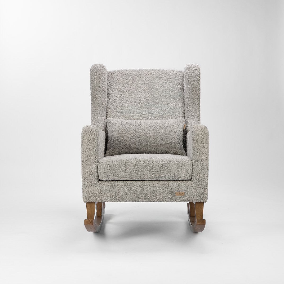Tutti Bambini Harper Wingback Rocking Chair & Footstool - Teddy Cloud